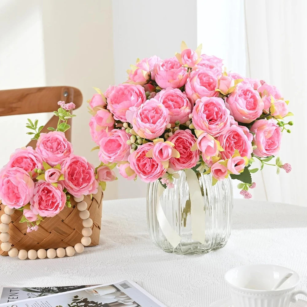 Artificial Rose & Peony Flowers
