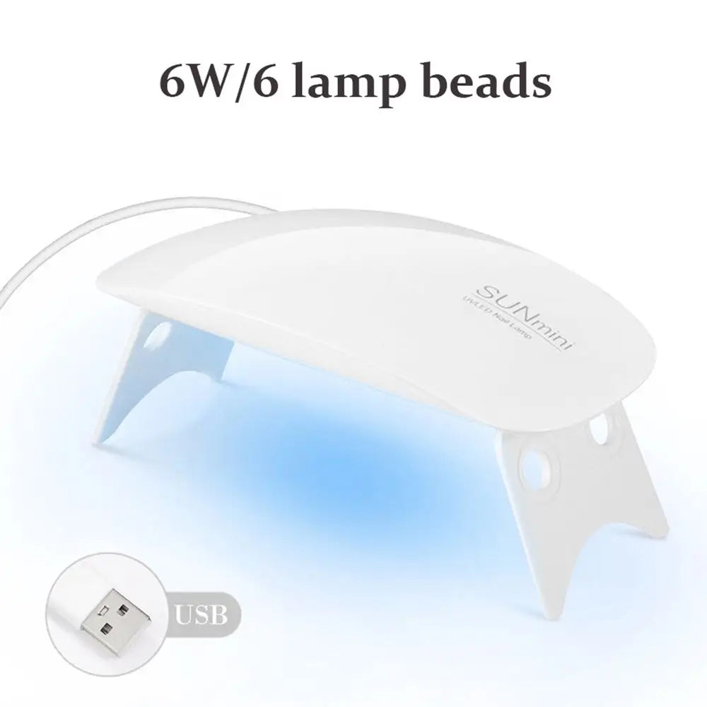 6W Mini UV LED Nail Dryer Lamp