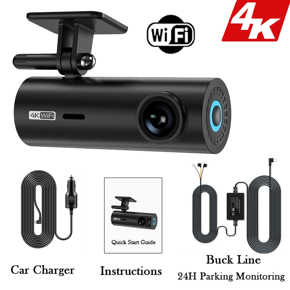 🖤 Mini 4K Dash Cam