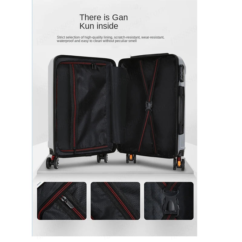Aluminum Frame Spinner Suitcase