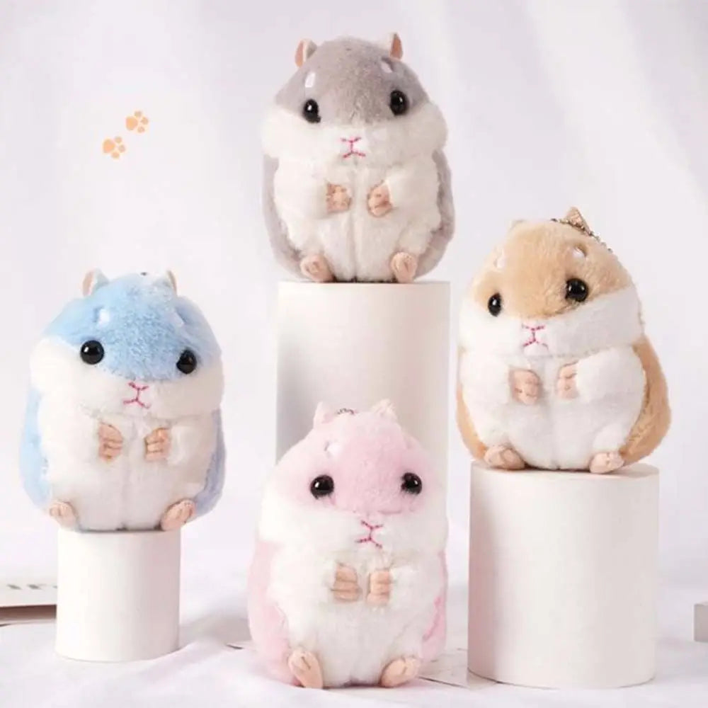 Mini Plush Animal Keychain