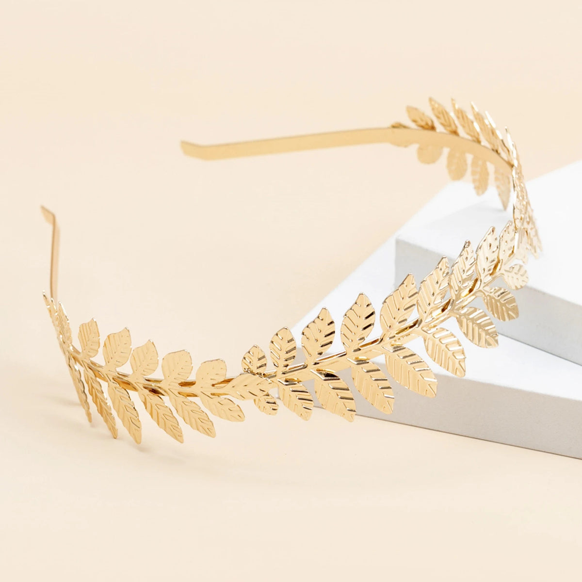 Gold Laurel Leaf Headband