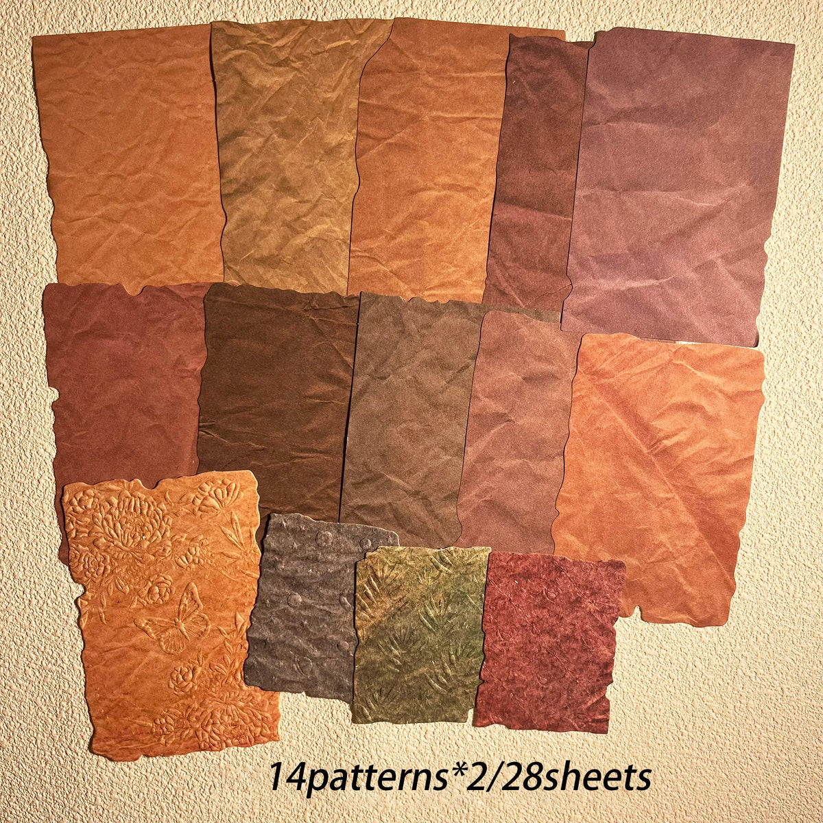 Textured Scrapbook Paper – 28 Sheets