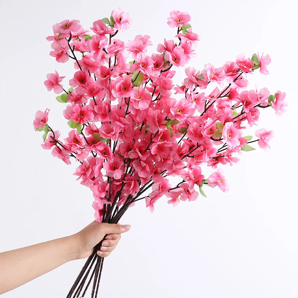 Artificial Peach Blossom Bouquet