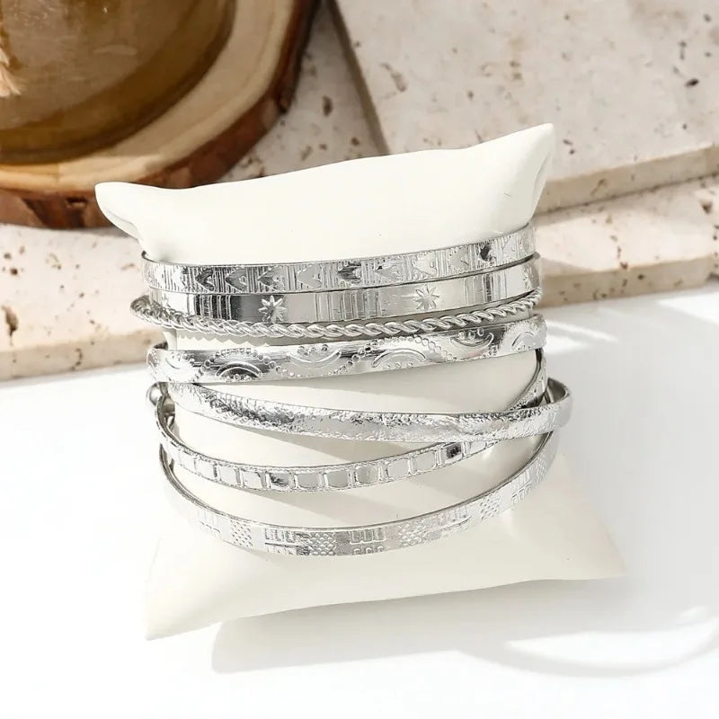 Gold Bracelet Set