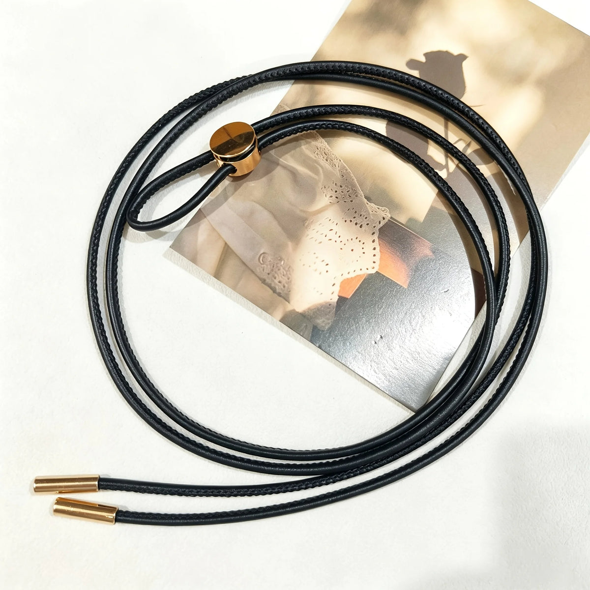 Retro Thin Knotted Waist Belt