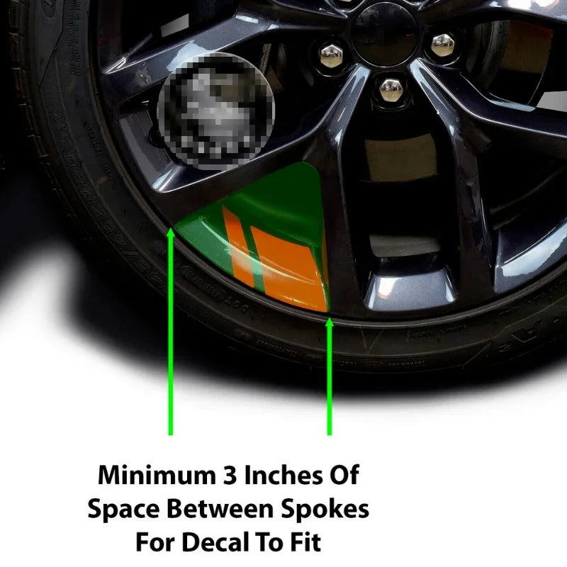 🛞 Reflective Wheel Rim Stripe Stickers