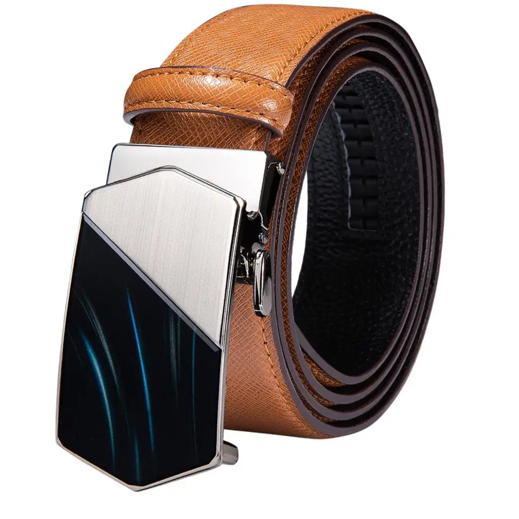 Men's Colorful Leather Jeans Belt