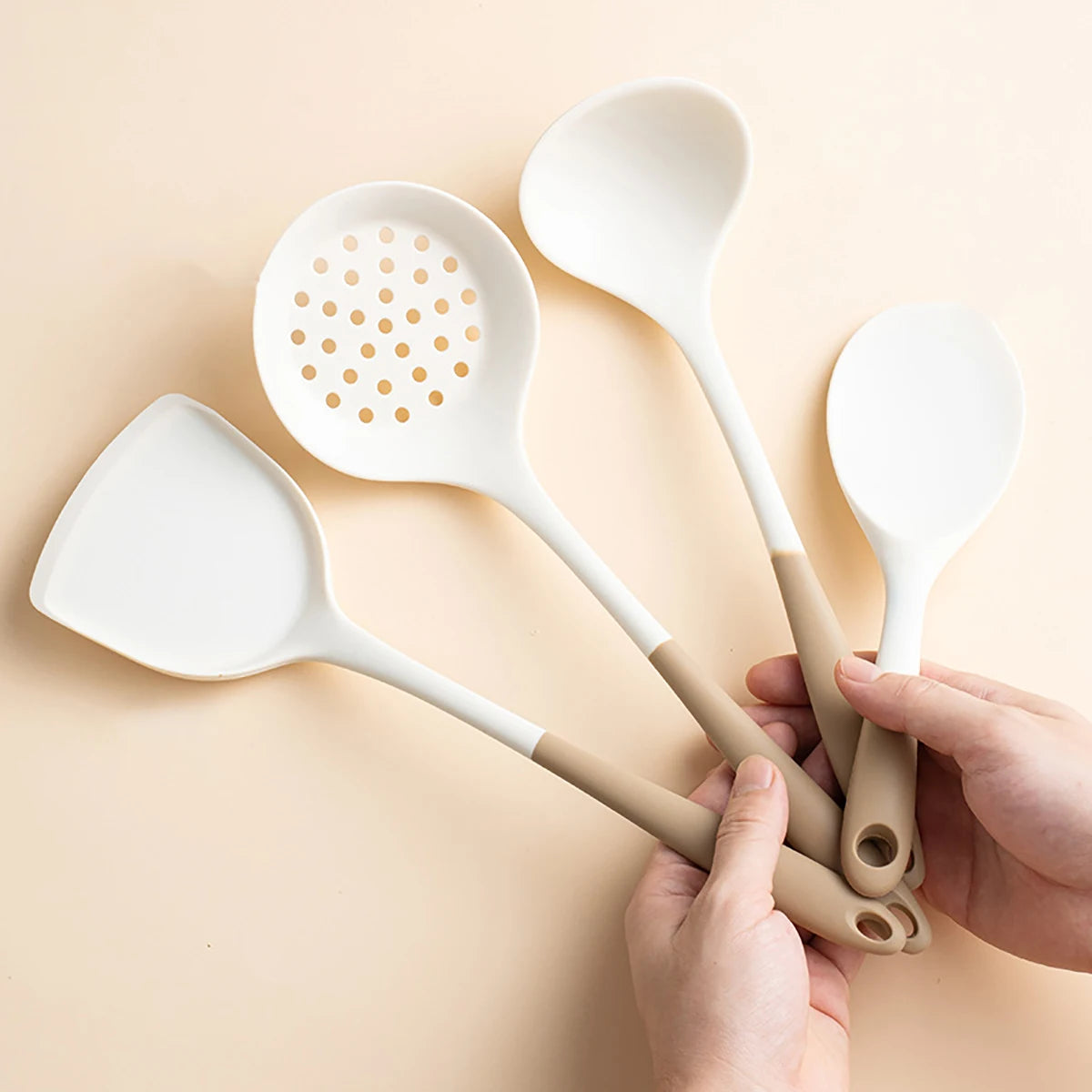 Silicone Kitchen Utensil Set – 4 Pcs