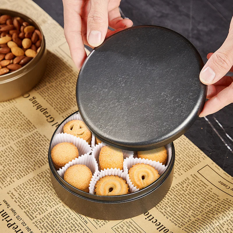 Christmas Round Tin Gift Box