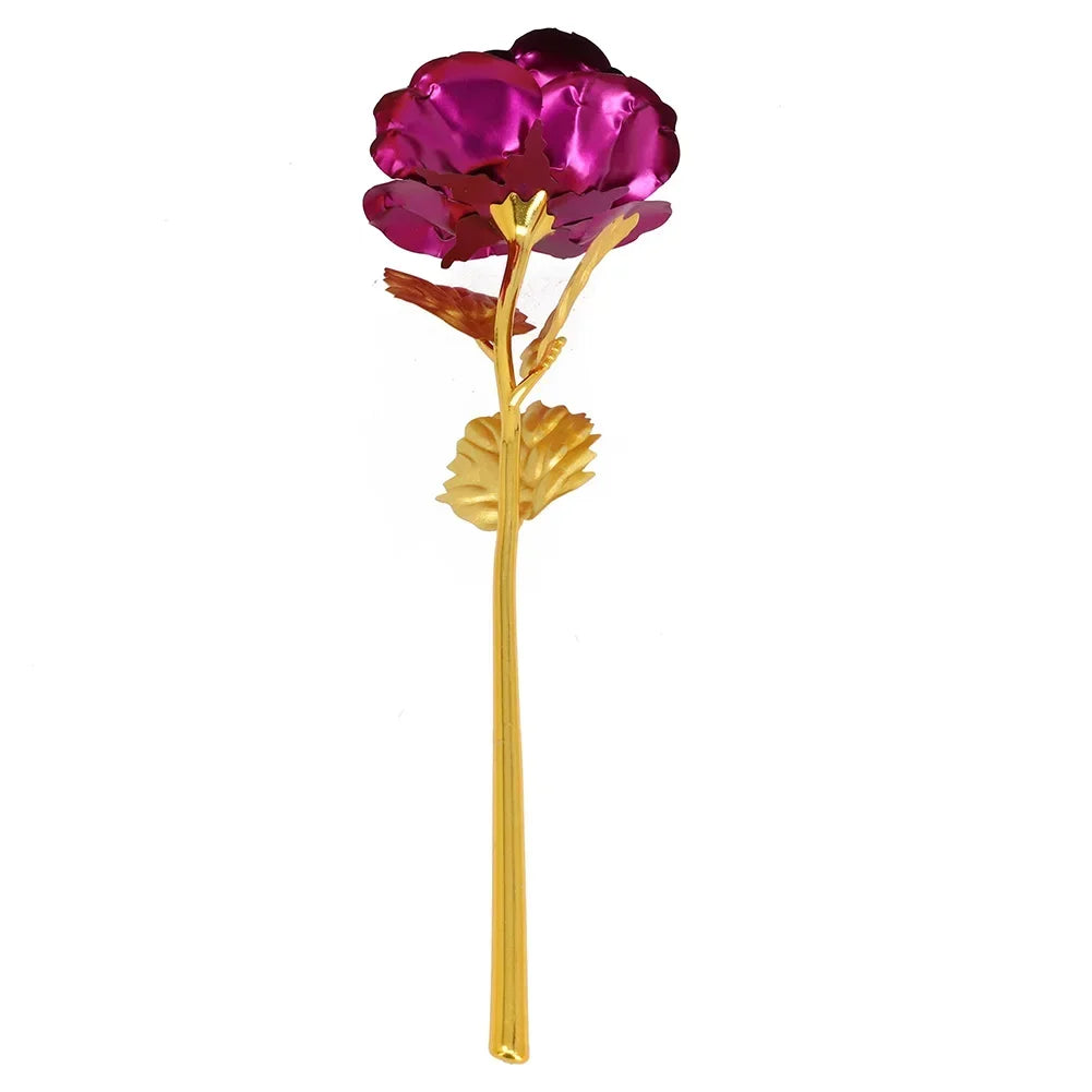 24K Gold Foil Eternal Rose
