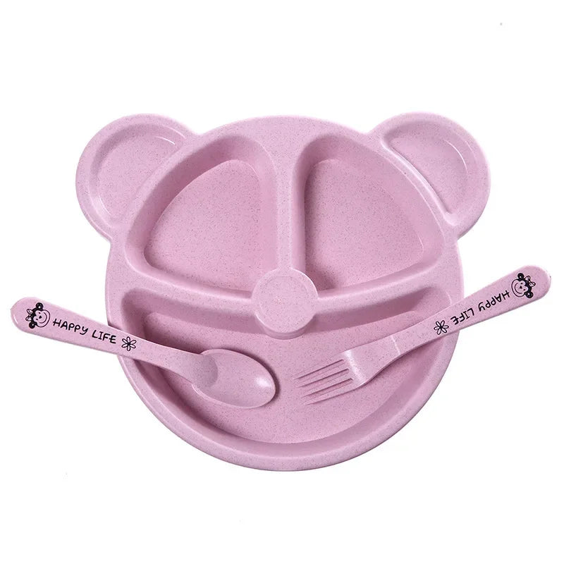 🍽️ Baby Bear Feeding Tableware Set