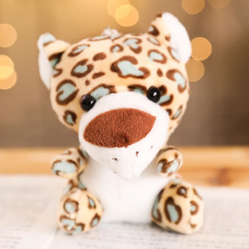 Mini Safari Animal Plush Keychain