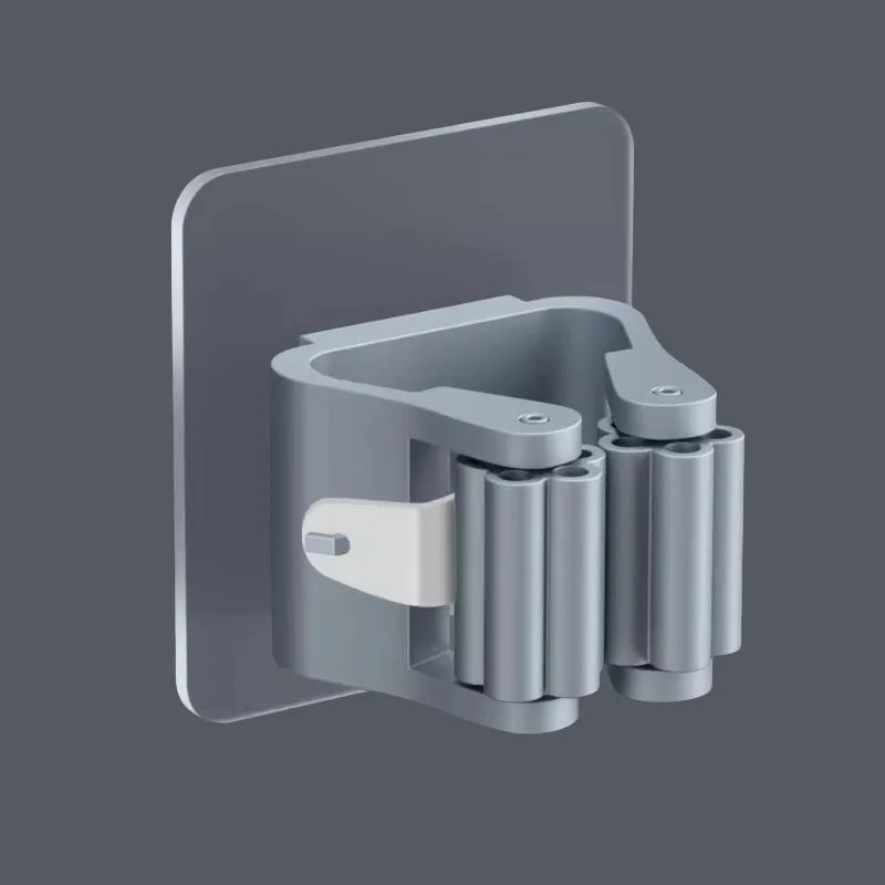 Wall-Mounted Mop & Broom Holder