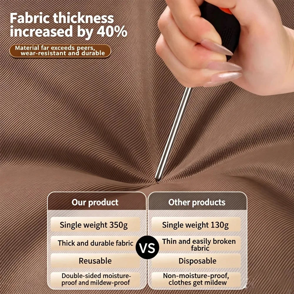 Large Zip Storage Bags with Handles