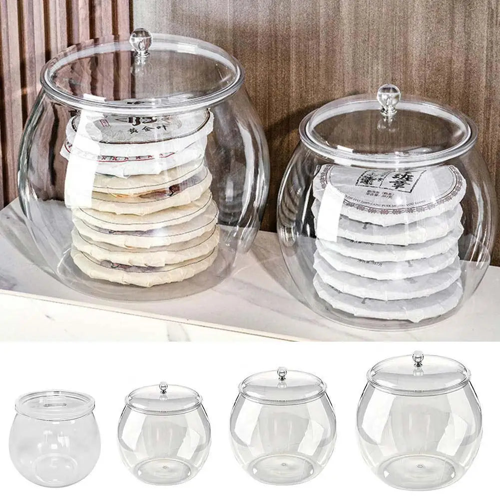 Sealed Plastic Storage Jars