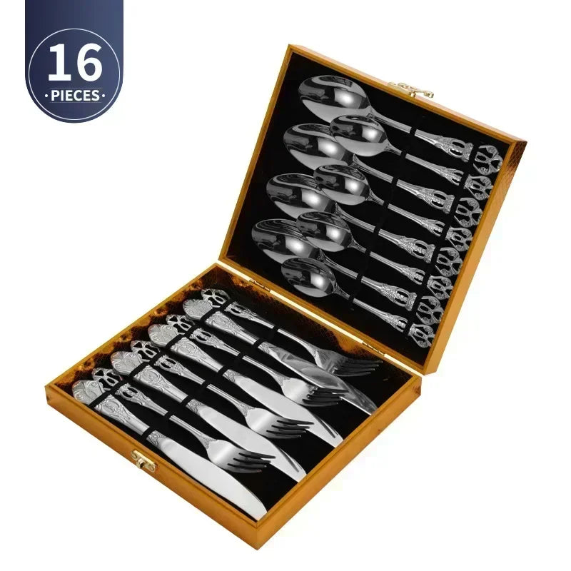 Gold Stainless Steel Cutlery Set