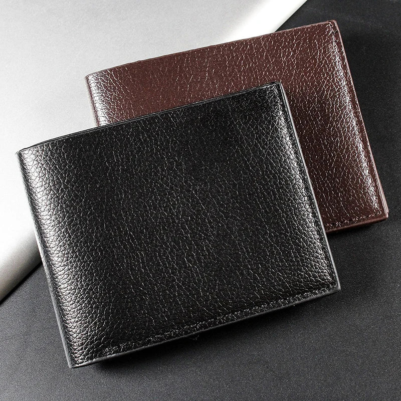 Men's Slim Faux Leather Wallet