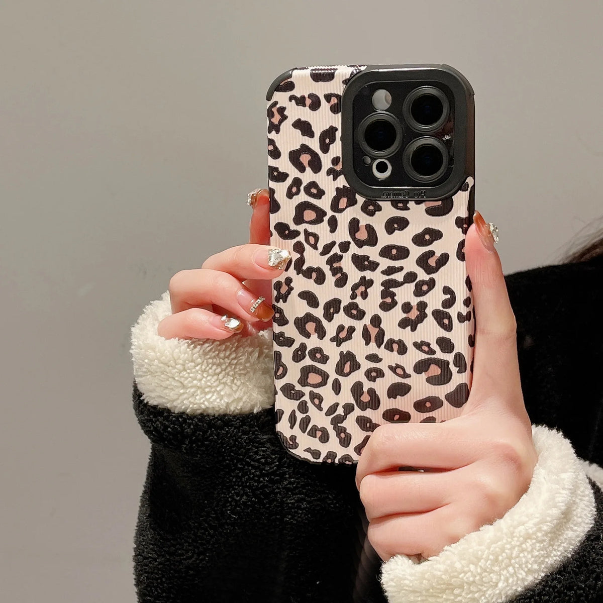 Leopard Print Silicone iPhone Case