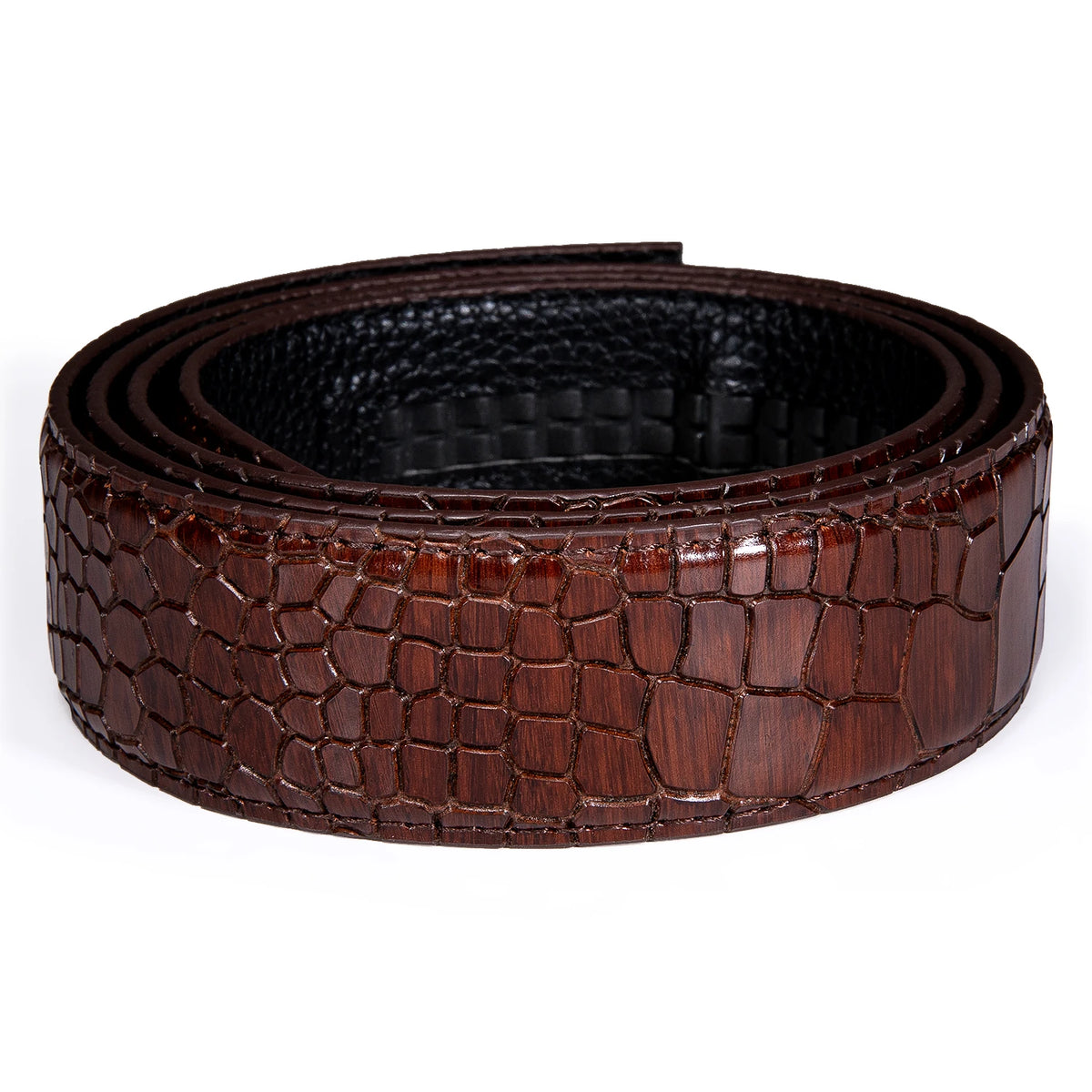 Colorful Crocodile Leather Belt Strap