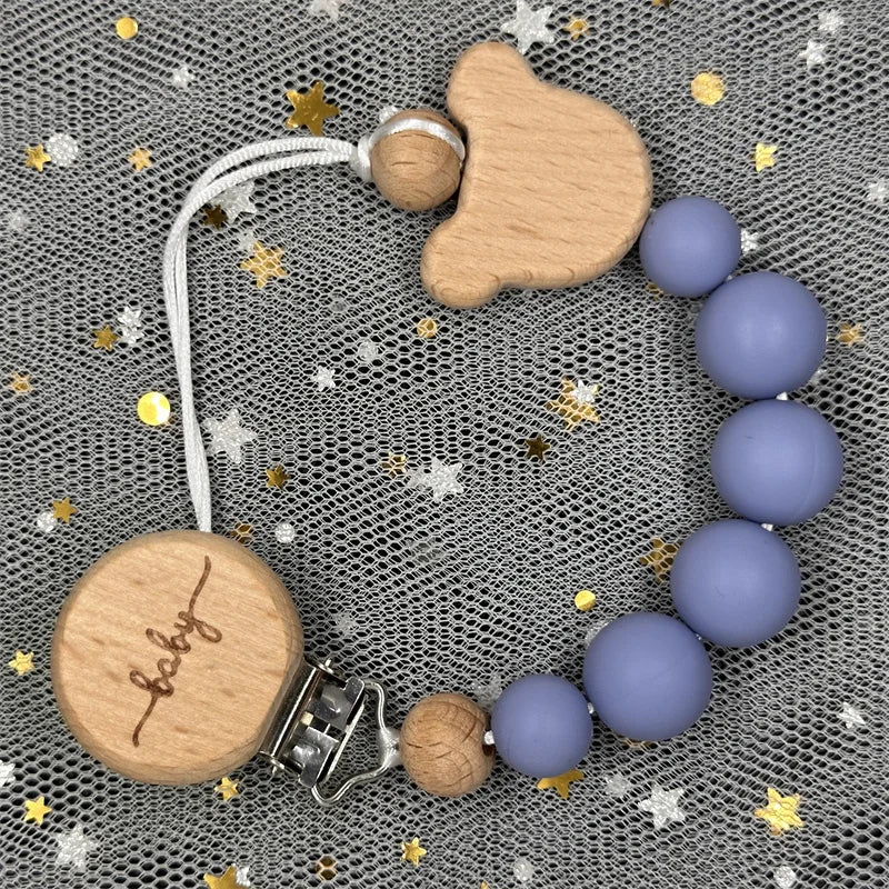 Personalized Name Pacifier Clip
