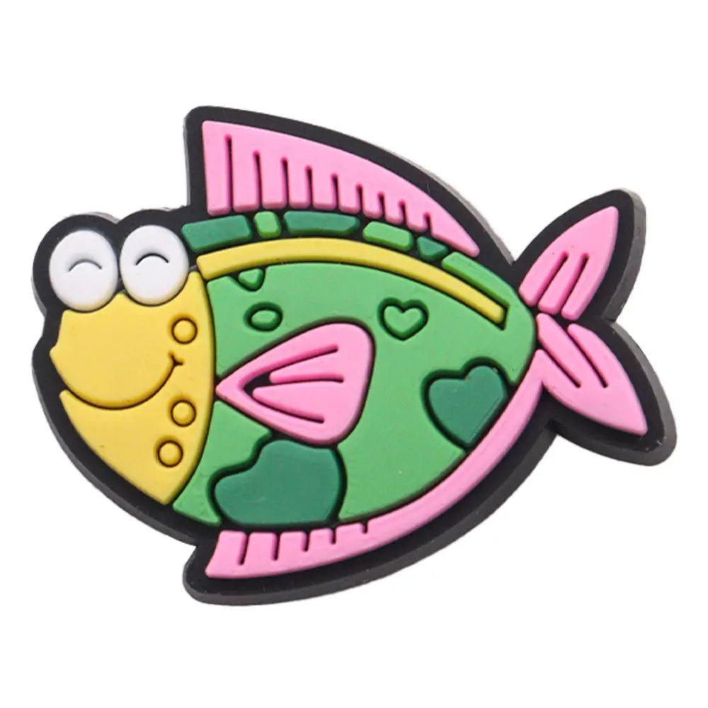 Tropical Fish & Shark Shoe Charms