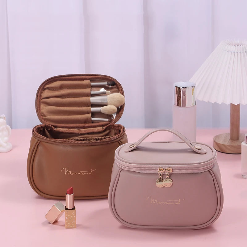 PU Leather Travel Cosmetic Bag