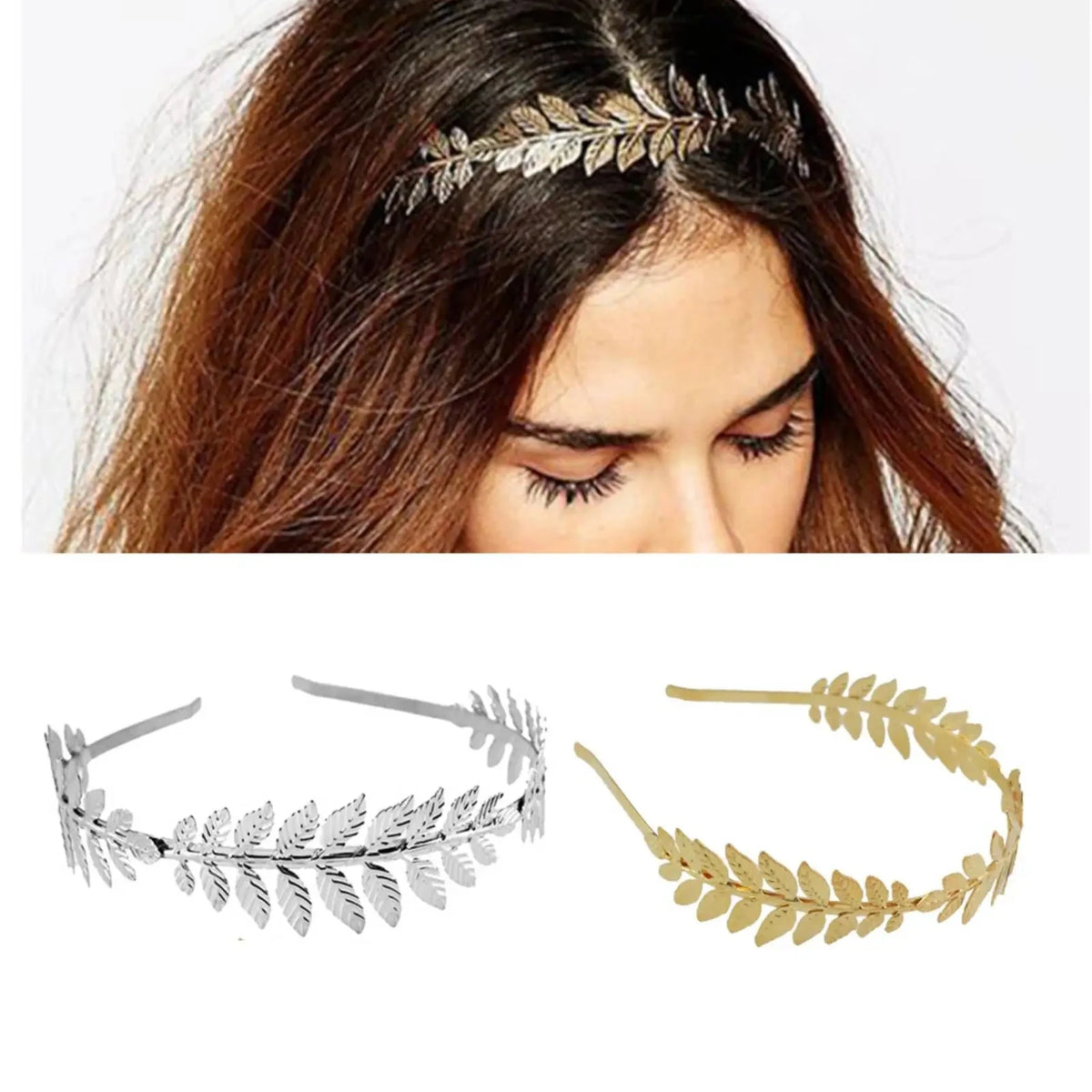 Gold Laurel Leaf Headband