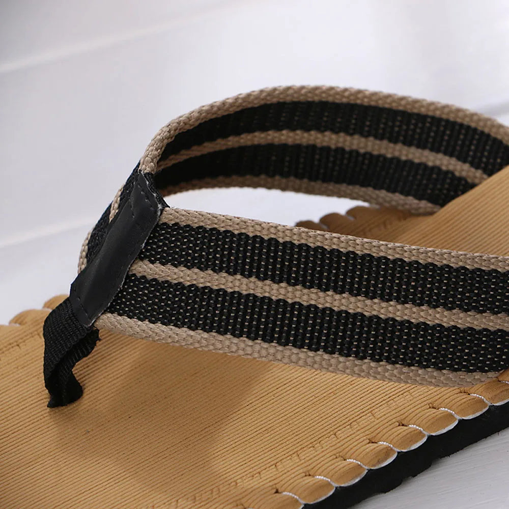 Men's Canvas Flip-Flops