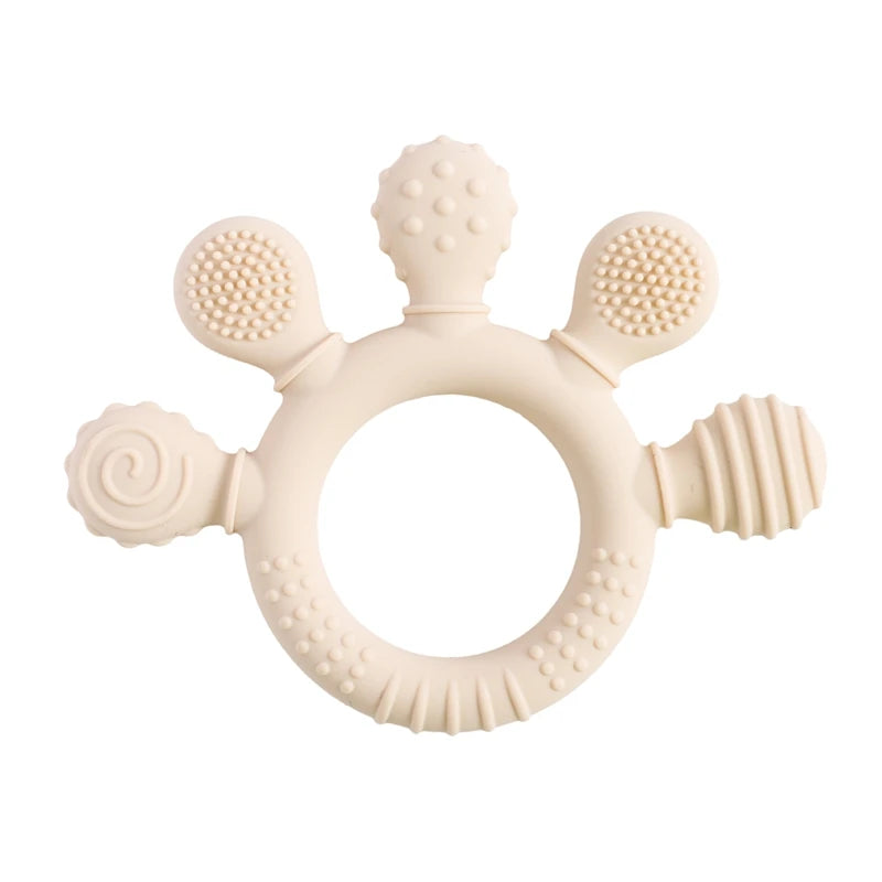 BPA-Free Silicone Teether Rattle