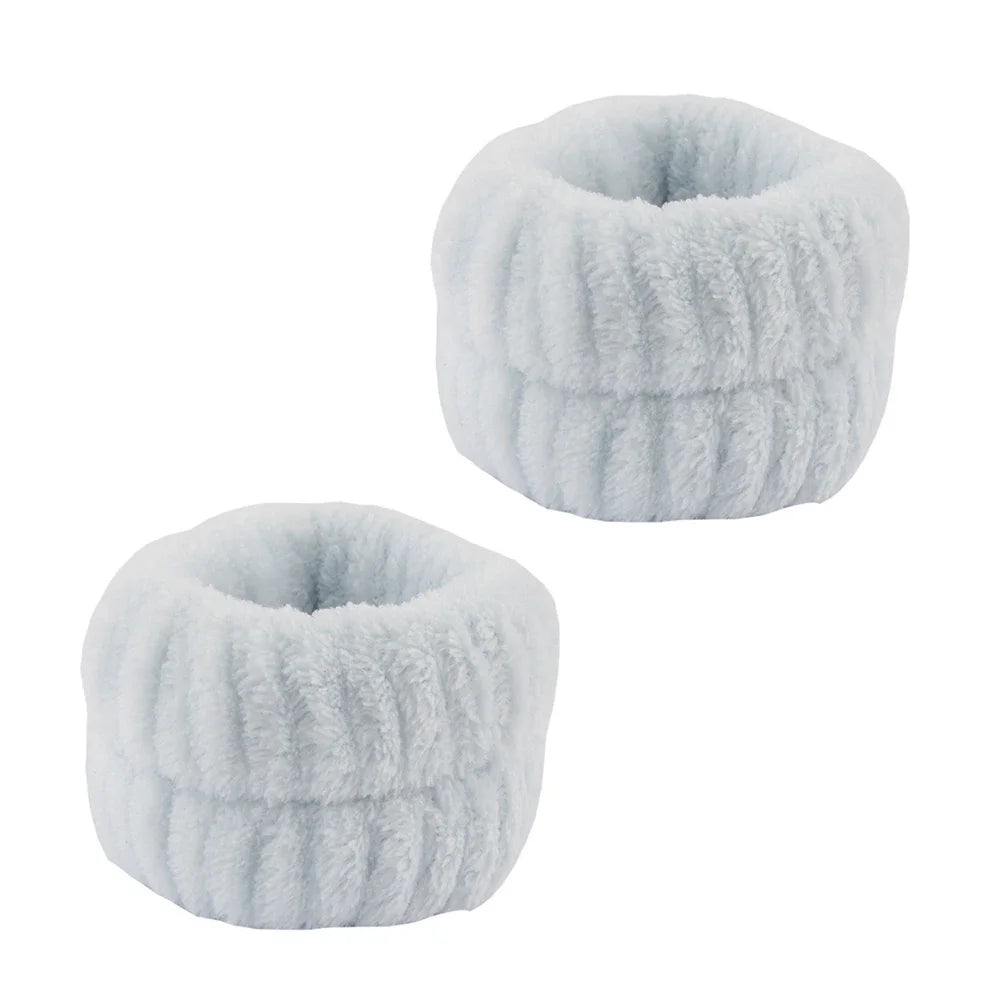 Spa Headband & Wristbands – 3 Pcs