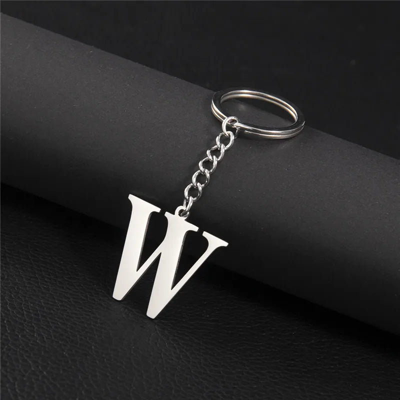 Initial Letter A–Z Keychain