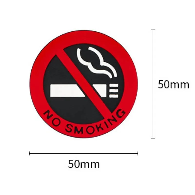 ملصق سيارة 🚭 ممنوع التدخين