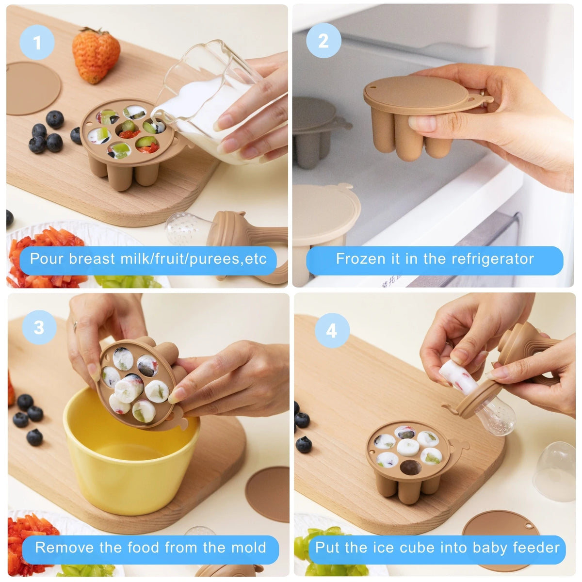 Baby Fruit Feeder & Freezer Tray Set