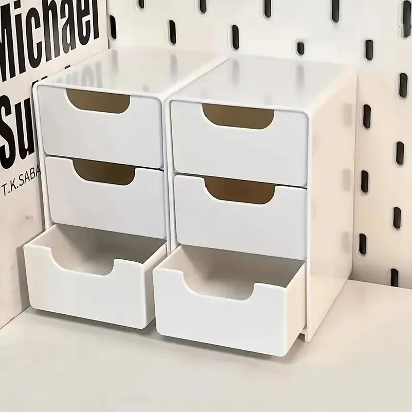 3-Tier Drawer Cosmetic Organizer