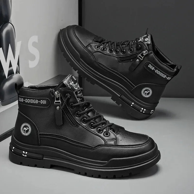 Men's High-Top Platform Boots