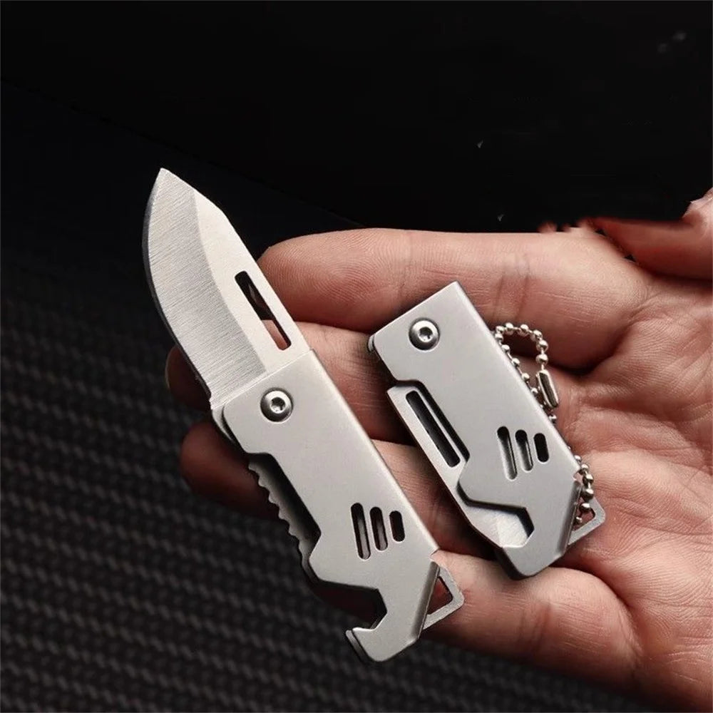 Folding Pocket Knife Keychain