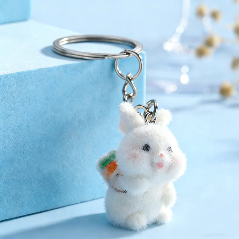Fluffy Animal Keychains