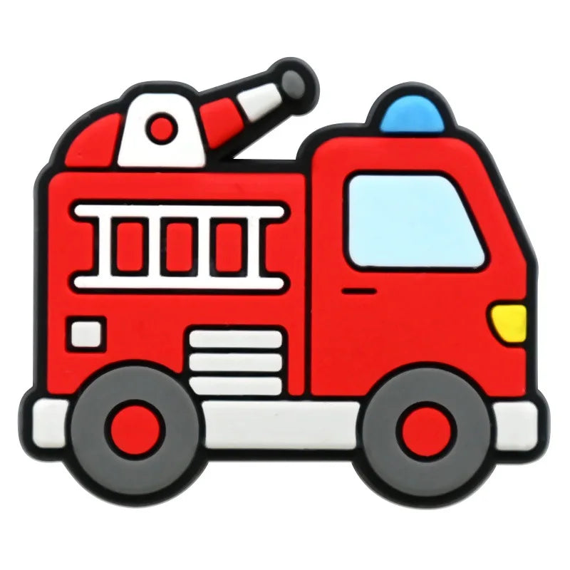Fire Engine Shoe Charms
