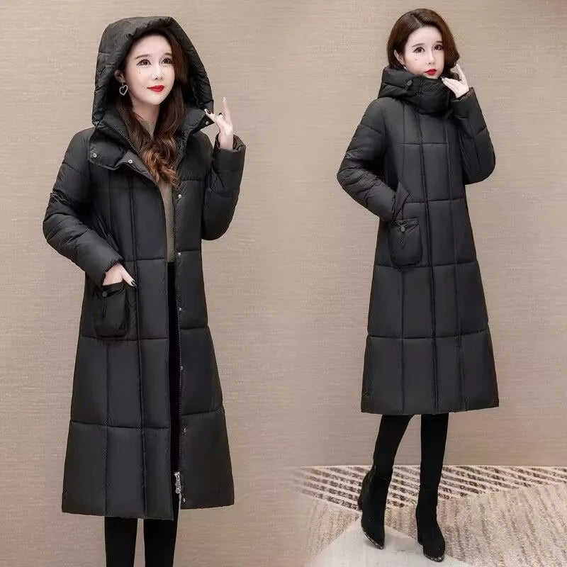 Women's Long Thin Padded Parka