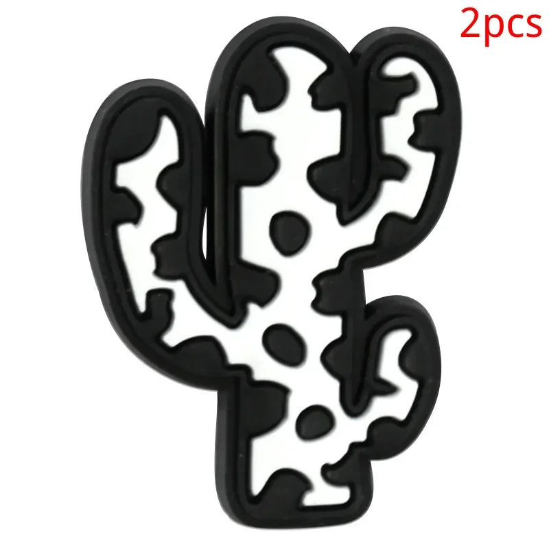 Leopard Print Shoe Buckle Charms