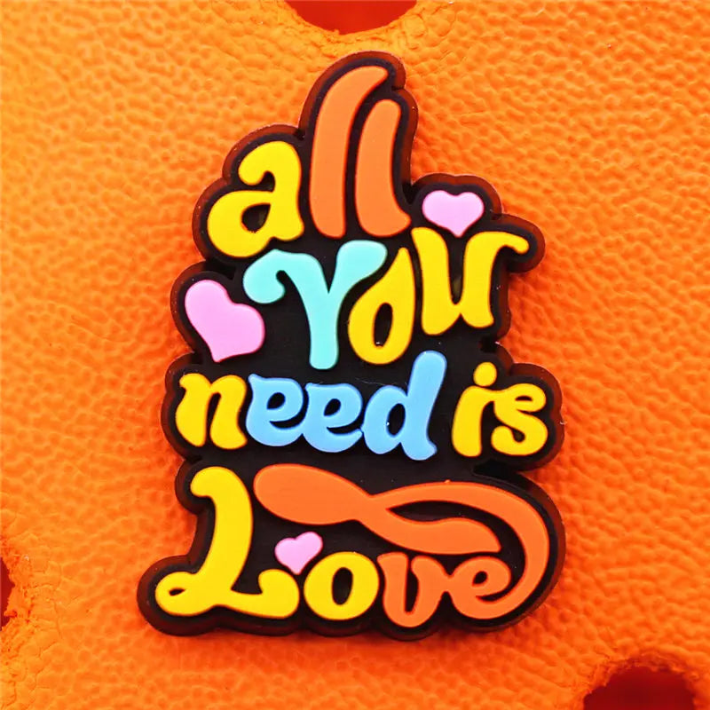 Positive Message Shoe Charms