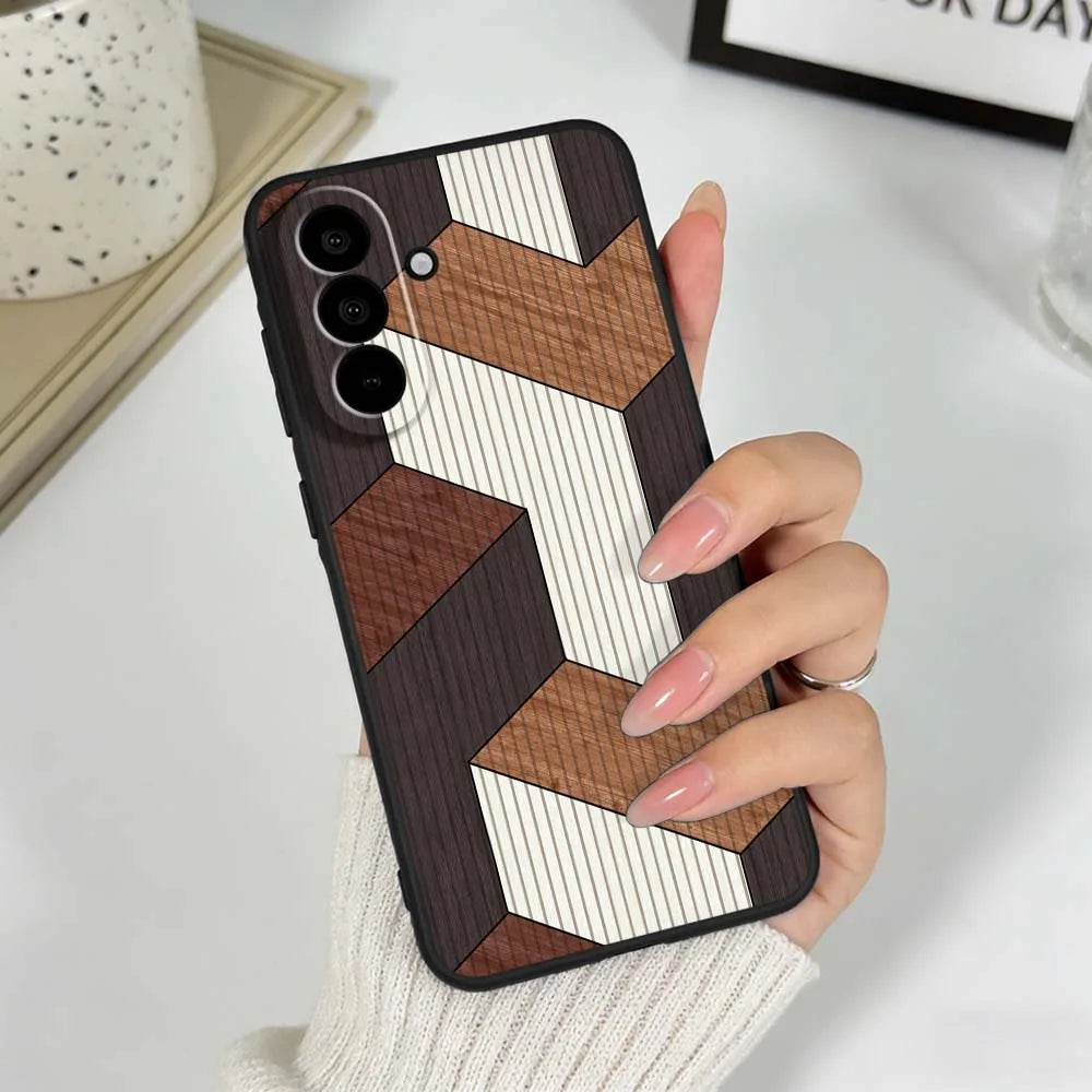 🌳 Vintage Wood Grain Phone Case