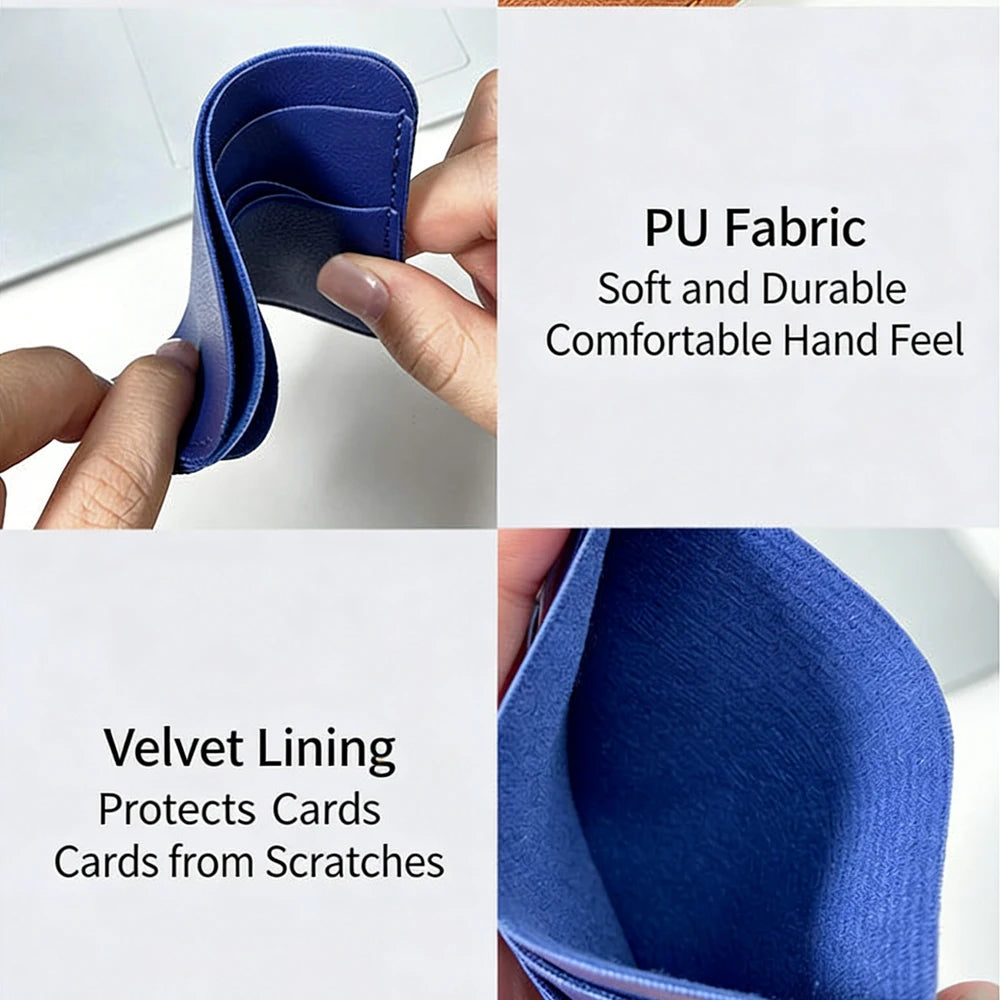 4-Slot Leather Card Holder