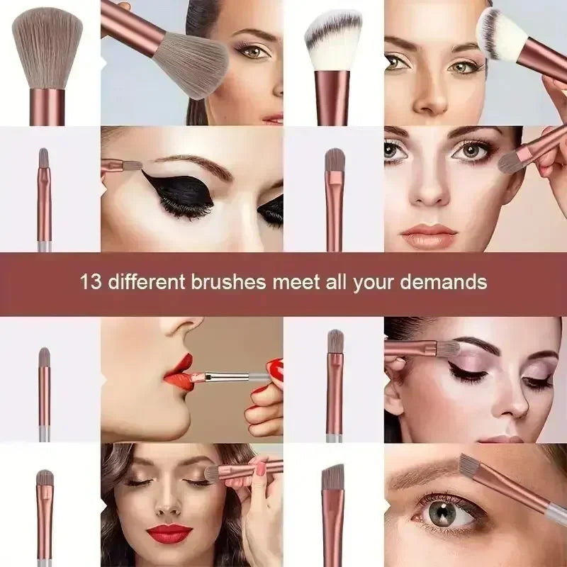 13-Piece Makeup Brush Set