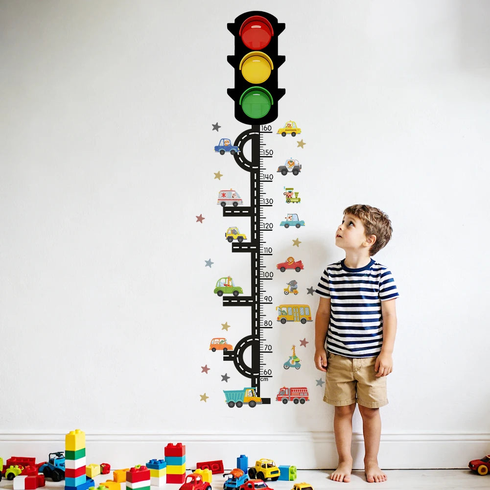 Traffic Light Kids Height Chart Sticker
