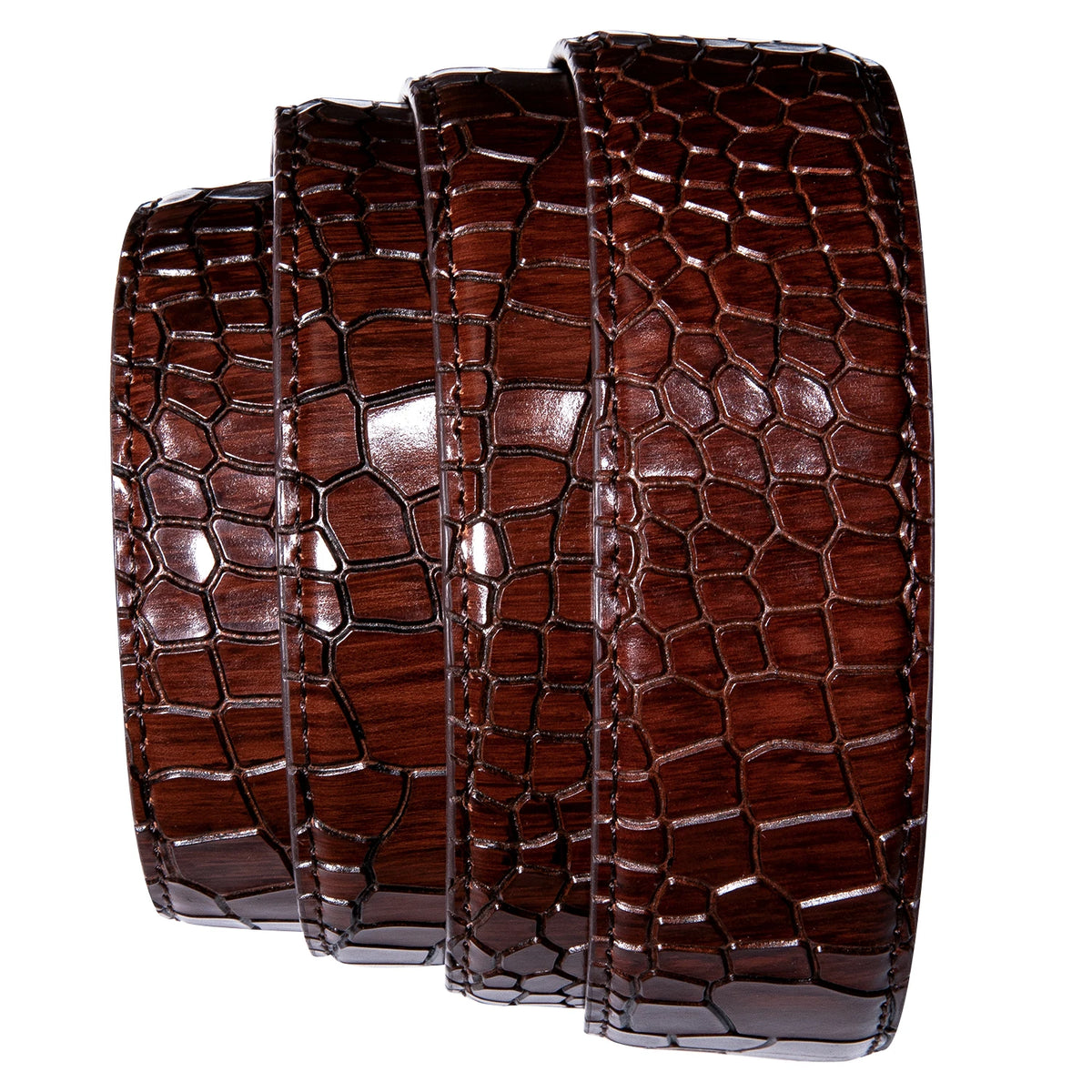Colorful Crocodile Leather Belt Strap