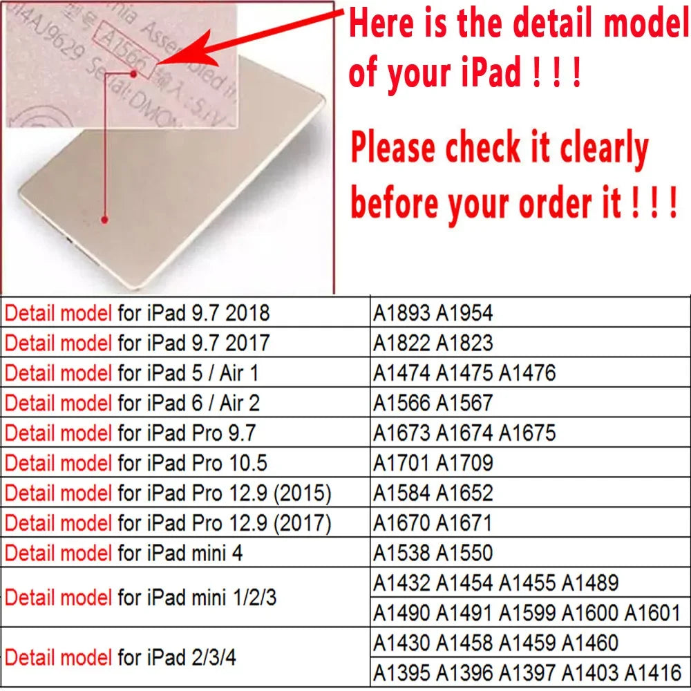 🔄 360° Rotating iPad Case