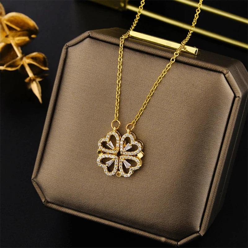 ✨ Light Luxury Zircon Crystal Necklace