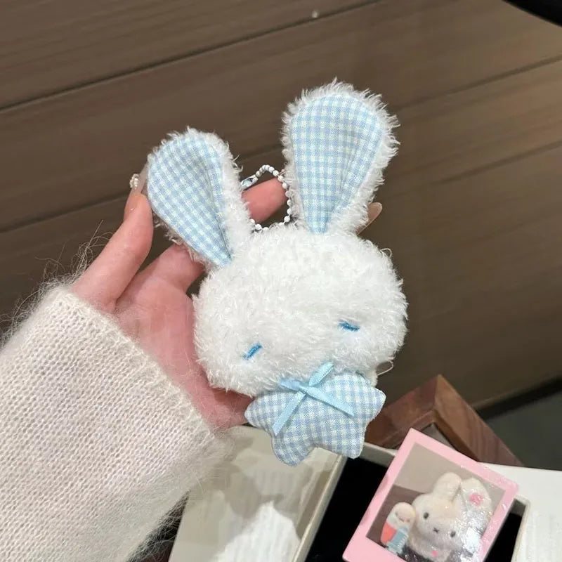 Angel Bunny Plush Keychain